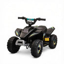 Black 6V Children's Electric Quad ATV with Forward and Reverse Function