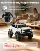 Set of 2 Enhanced Rubber Tires for Kids' Ride-On Vehicles