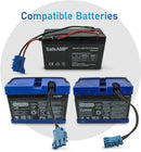 Compact 12V Charger for Peg Perego and John Deere Ride-On Toys - Certified