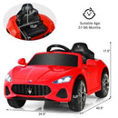 Pink 12V Remote Control Ride-On Car for Kids with Lights