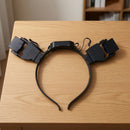 Black Cosplay Headband with Adorable Mechanical Ears