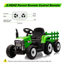 12V Electric Tractor with Trailer and Remote Control
