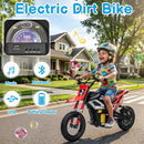 24V 250W Electric Dirt Bike for Big Kids - Mini Motorcycle Ride-On