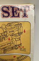 Vintage Echo Mini Train Set Battery Operated 12 Piece New Sealed in Box