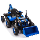24V Electric Ride-On Tractor Toy for Kids with Versatile 4-in-1 Attachments