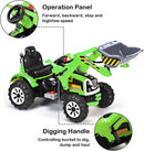 12V Battery-Operated Excavator Toy for Kids
