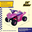 Electric 4 Wheeler Ride-On ATV for Kids - Pink and Purple - 6V Battery Powered Toddler Toy