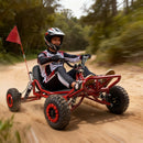 2-Stroke Gas Go Kart for Adults and Kids with High-Quality Steel Frame