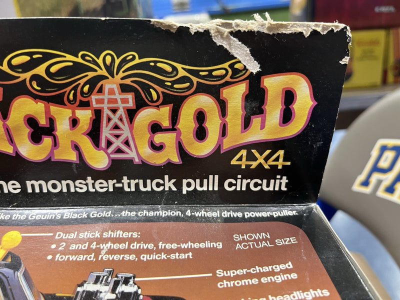 Playskool Black and Gold SST Pulling Truck Toy New in Box with Original Tape Uncut
