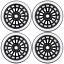 Wiggle Car Replacement Wheel Set - 4 Pieces with ABEC-9 Bearings, Black