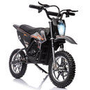 36V Electric Battery-Powered Kids Dirt Bike with 15.5MPH Speed and LED Lights