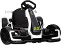 24V Electric Drift Go-Kart with 300W Motor and 4 Speed Settings for Kids - White