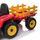 12V Kids Electric Tractor with Trailer & Remote Control, 5MPH