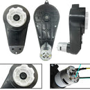 Set of 2 Kids Electric Car Gearbox with 12V RS550 40000RPM High-Speed Motor in Black