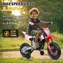 12V Electric Dirt Bike for Kids with Twist Grip Throttle – Perfect Holiday Present