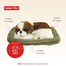 Realistic Lifelike Shih Tzu Stuffed Interactive Pet