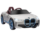 White BMW Electric Ride-On Car for Kids with Remote Control