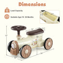 Push Car with Storage Space and Train Whistle Sound Feature