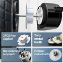 Set of 2 12V RS550 Motors with Steel Gearbox for Kids' Power Wheels