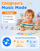 Aullsaty Interactive Blue Flash Cards with 224 Words and 3 Songs