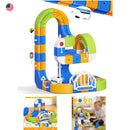 Flexible Track Electric Train Set for Kids - 124 Piece Light-Up Edition