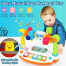 Interactive Musical Keyboard Toy for Toddlers with Lights and Sounds