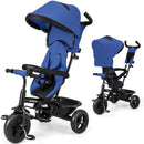 INFANS 6-in-1 Kids Tricycle with Reversible Seat and Adjustable Handle