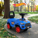 Hot Wheels - Foot-Powered Ride-On Toy with Smooth-Rolling Wheels and Storage Compartment