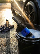 Soft Bristle Brush for Thorough Wheel and Tire Cleaning, 9.5" Length