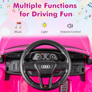 Pink Audi SQ8 Electric Ride-On Car - Battery Operated Adventure