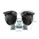 12V High-Volume Waterproof Electric Snail Car Horn - 300db Sound