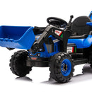 24V Kids Electric Tractor with Parent Remote Control, Excavator and Dump Wagon