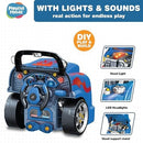 Large Interactive Truck Engine Toy - Mechanic Repair Set with Lights and Sounds