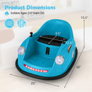 12V Electric Toddler Bumper Car with 360° Remote Control