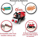 Hape Battery-Operated Train Set with Illuminated Engine - Ideal Present for Children