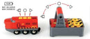 Battery-Operated Wooden Remote Control Train Set with Lights and Sounds