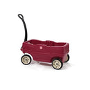 Children's Ride-On Wagon, Sturdy Plastic Alternative with Safety Seat Belts