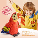 Chatty Plush Macaw - Your Fun Companion for Language Learning