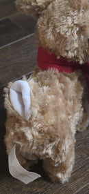 Gemmy Cheerful Holiday Animated Goat Plush Toy "Jingle Bells"