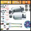 2-Pack 24V RS555 High-Speed Motors at 35000RPM for Kids Ride-On Car Enhancements, DIY