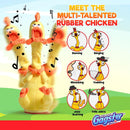 Hilarious Interactive Dancing Rubber Chicken That Tells Jokes and Sings