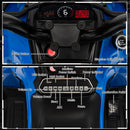 12V Electric Blue ATV Quad for Kids with MP3 and Dual Speed Options