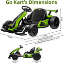 Kids 4-Wheel Pedal Go Kart for Ages 6-12, Outdoor Ride-On Toy with 110 Lbs Capacity