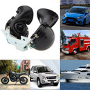 12V High-Volume Waterproof Electric Snail Car Horn - 300db Sound