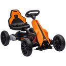 Electric 12V Go Kart for Kids with Speed Control, Orange