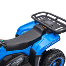 24V 160W Electric Off-Road ATV for Kids with Bluetooth and LED Lights - Blue