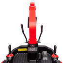 Dual Function 12V 360° Red Kids Ride-On Excavator with Remote Control