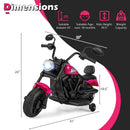 Child's Motorcycle with Headlight, Music, Training Wheels, and Foot Pedal
