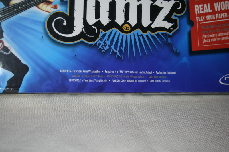 Paper Jamz Series 1 Amplifier Toy Silver Black with Audio Cable Included