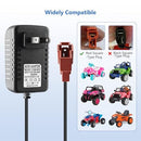 6V Charger for Ride-On Toy Cars, Compatible with BMX X6 and Kid TRAX GMC